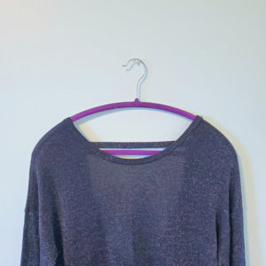GLITTERIING Blue Sweater